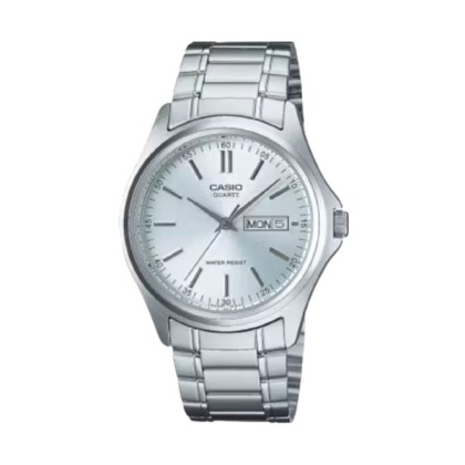 Casio General MTP-1239D-7ADF Analog Silver Dial Date Day Men Watch